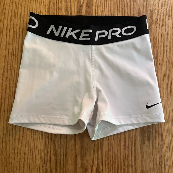 2 Nike Pro Tight Shorts Womens Sz Small Dri Fit - Picture 3 of 10